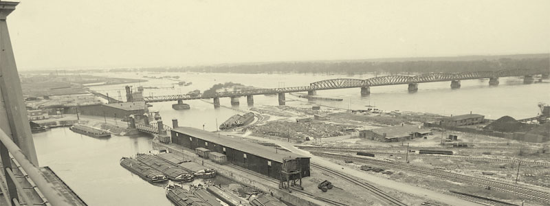 Handelshafen um 1945